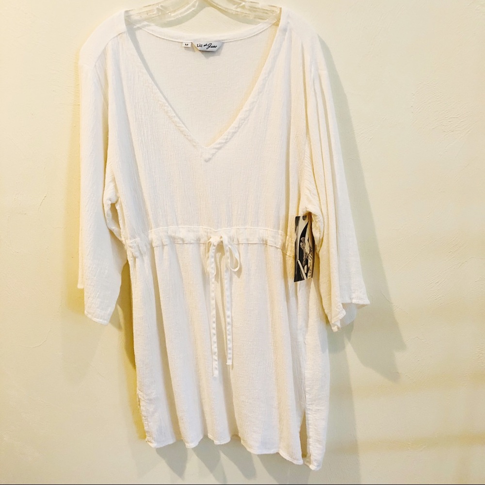 NWT Liz  & Jane cotton long top.